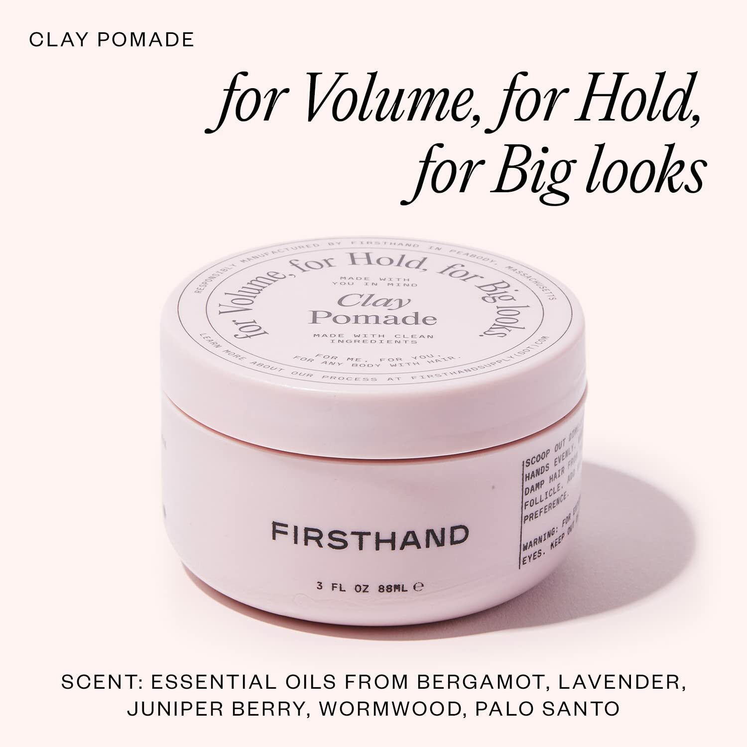 FIRSTHAND Clay Pomade 首席-髮泥