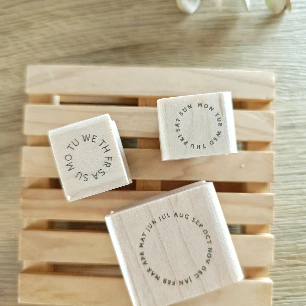 SOM．日期月份郵戳印章 月份/星期