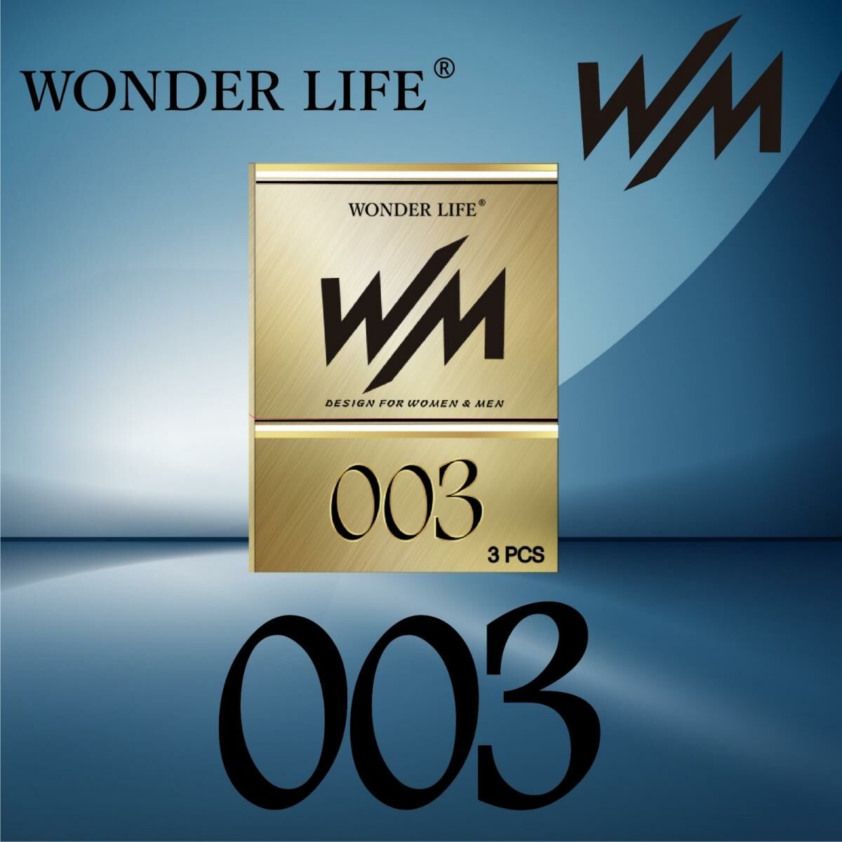 Wonder Life WM 0.03 3's Pack Latex Condom