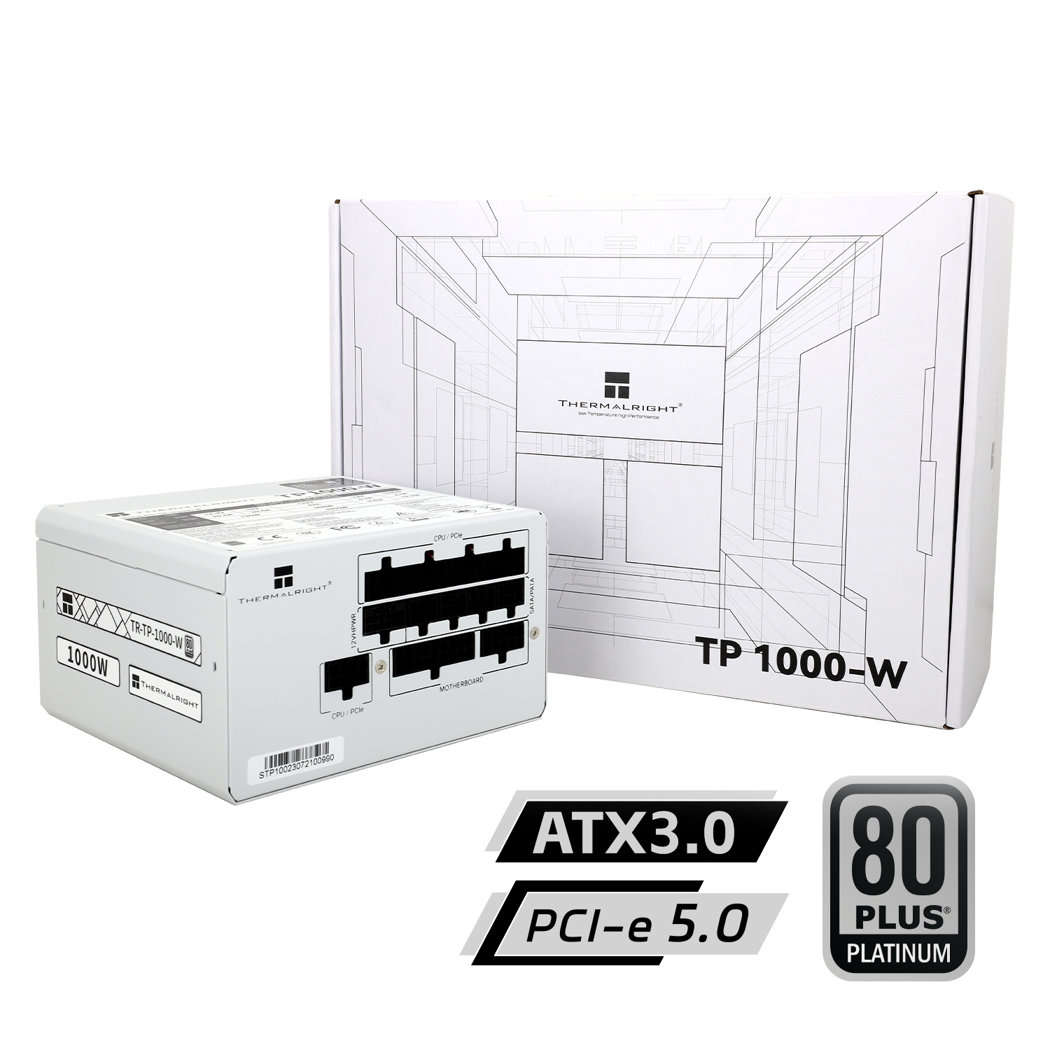 Thermalright TP-1000W 80Plus Platinum ATX3.0 PCIs5.0 白色 電源供應器 火牛