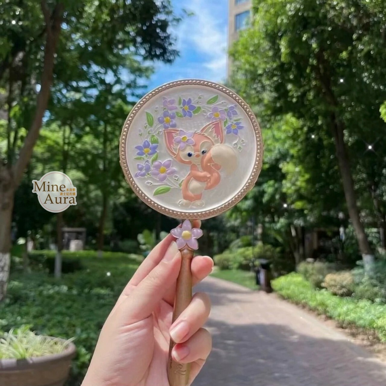 玲娜貝兒 LinaBell 隨身手拿鏡 手持鏡 -上海迪士尼樂園