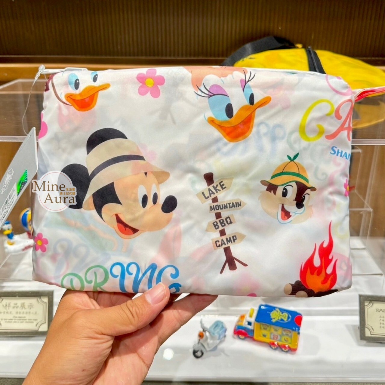 (限時特價) 米奇 Mickey 滿版圖案 成人 披風雨衣 -上海迪士尼樂園