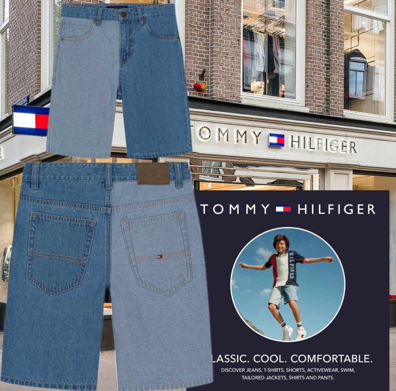 【預購】Tommy F012990 大童牛仔褲