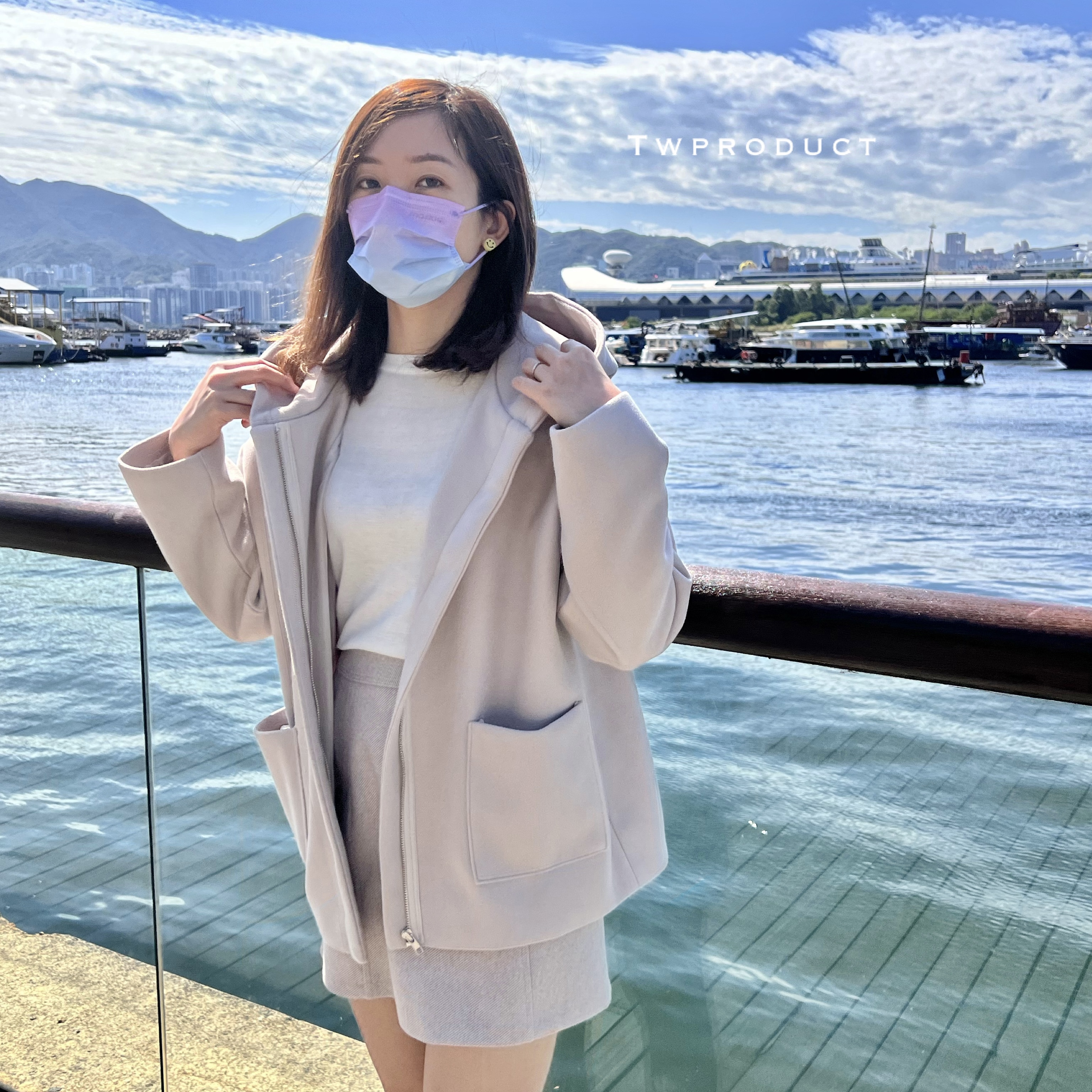 😍Ca59 大滿足口袋 拉鍊帽冬款外套 ［5人成團］