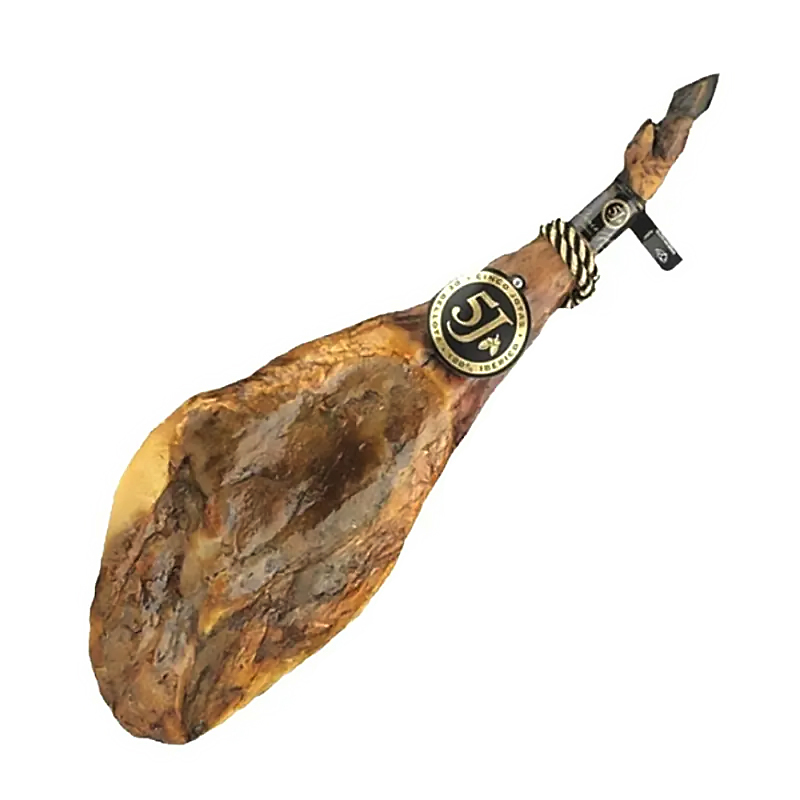 西班牙 5J 100% 伊比利亞橡果餵養 100% 原隻有骨火腿 Spain 5J Bellota 100% Iberico Acorn-Fed 100% Iberico Ham Bone-in 8-9kg /件 (0-4℃)