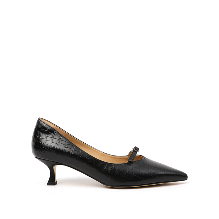 鱷魚紋高跟鞋