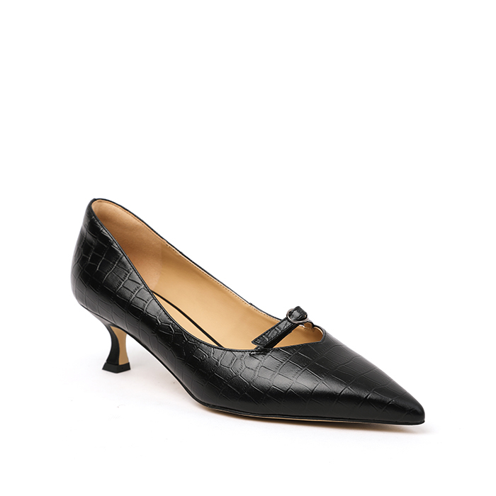 鱷魚紋高跟鞋