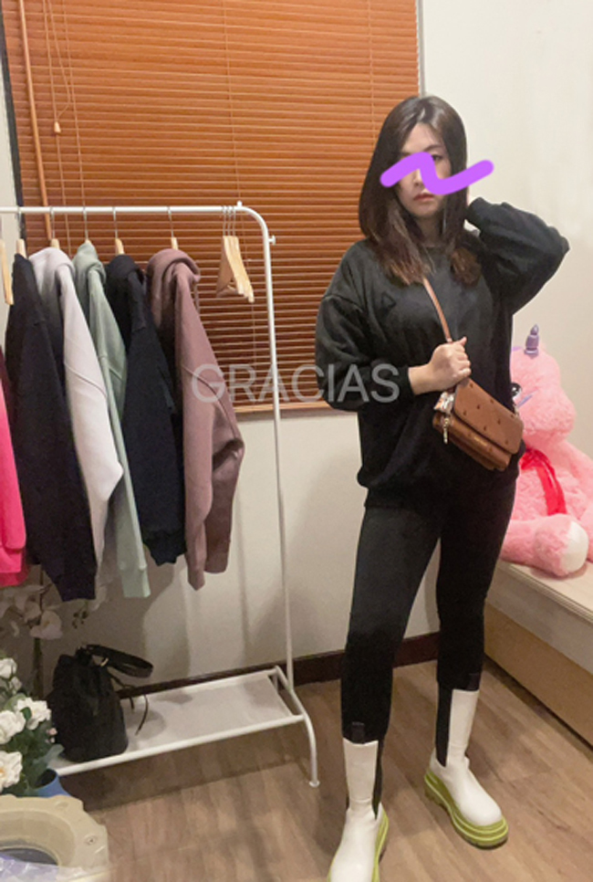 漸層超美復古水洗感內絨毛柔軟上衣-兩色