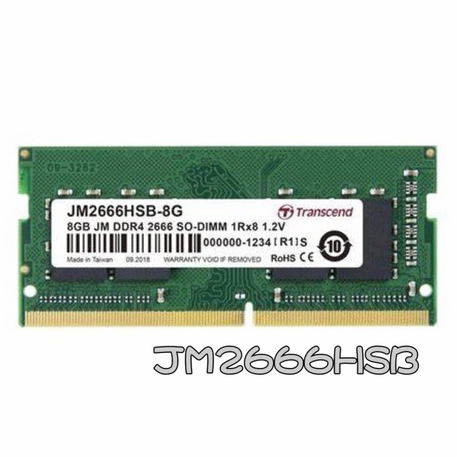 TRANSCEND 創見 DDR4 2666 8GB / 16GB NB RAM 筆記型電腦記憶體 JM2666HSB
