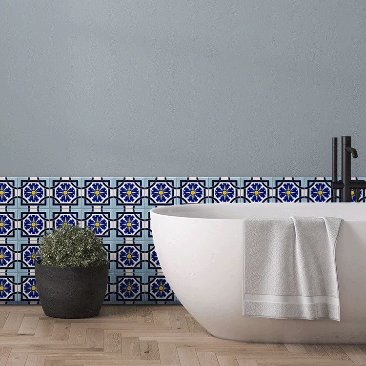 臺灣花磚｜百合