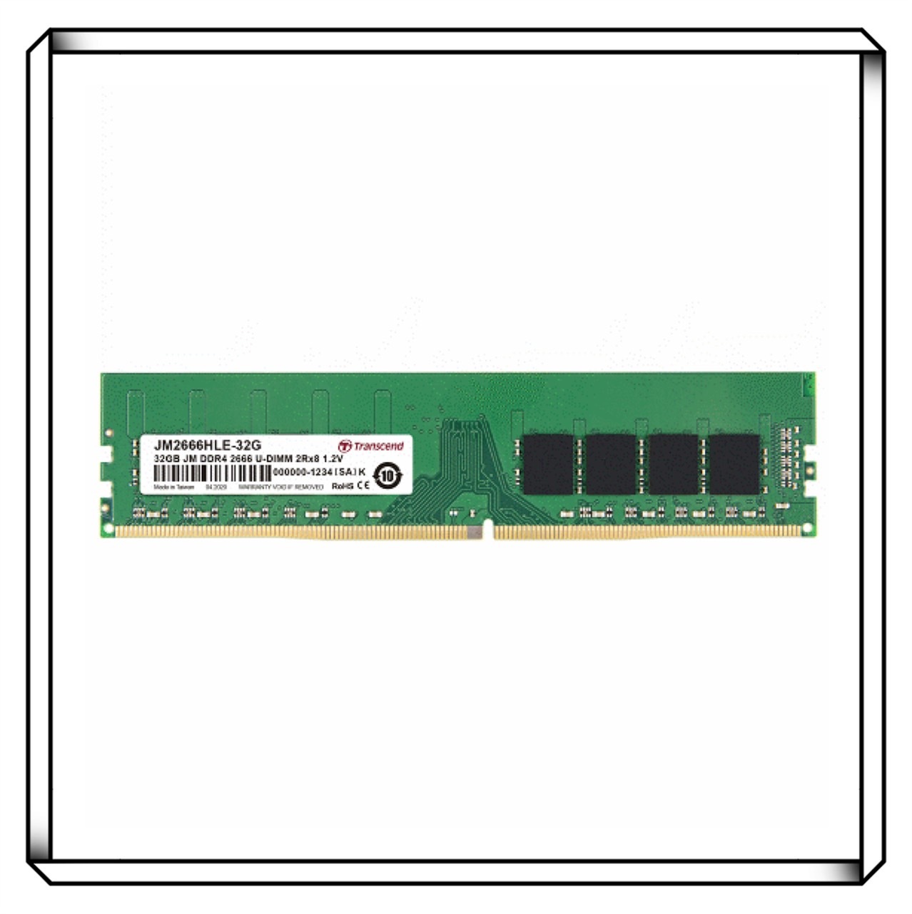 TRANSCEND 創見 DDR4 2666 16GB / 32GB PC RAM 桌上型記憶體 (JM2666HLE)