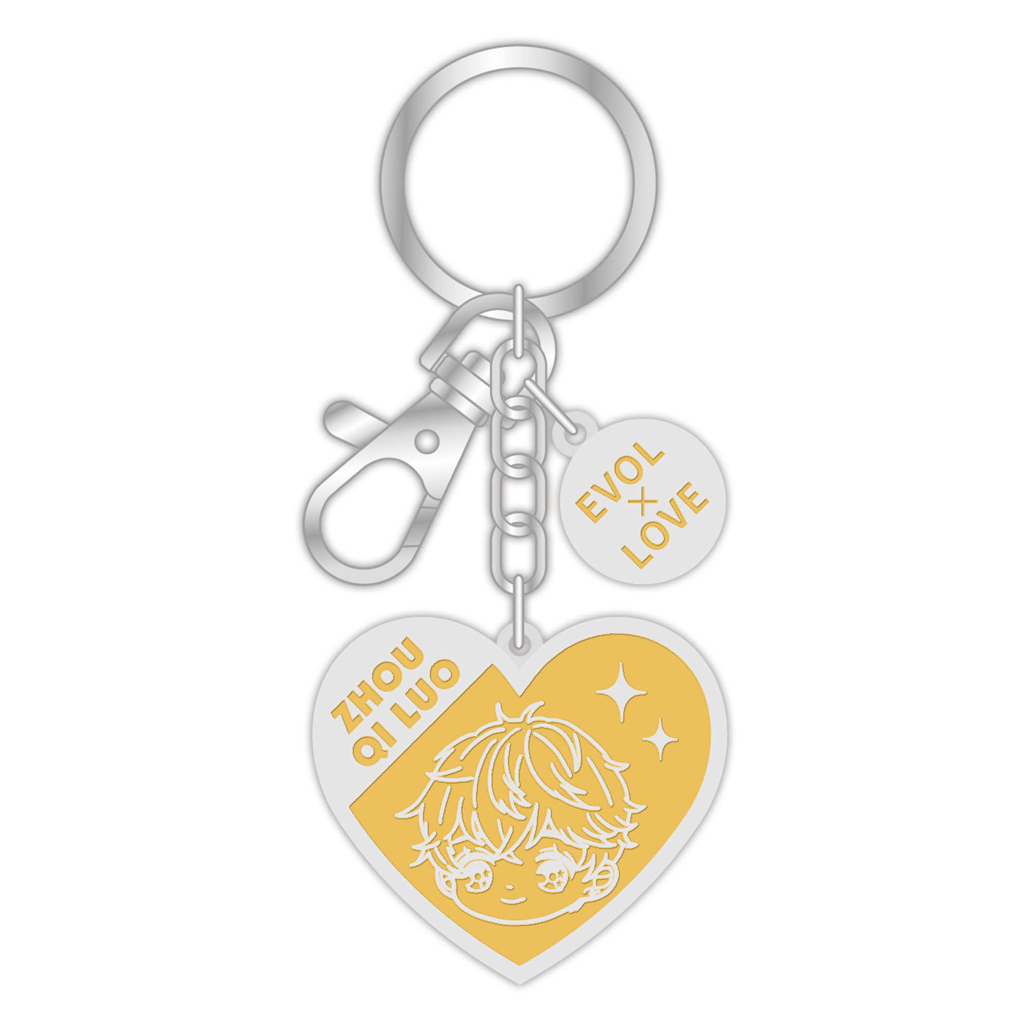 金屬鑰匙圈-周棋洛