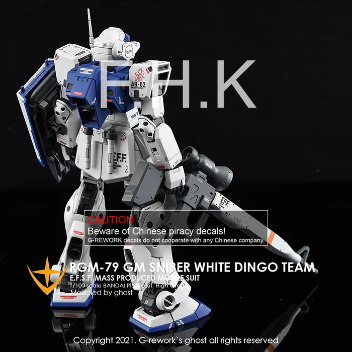 [MG] RGM-79SP GM SNIPERII [ WHITE DINGO ]