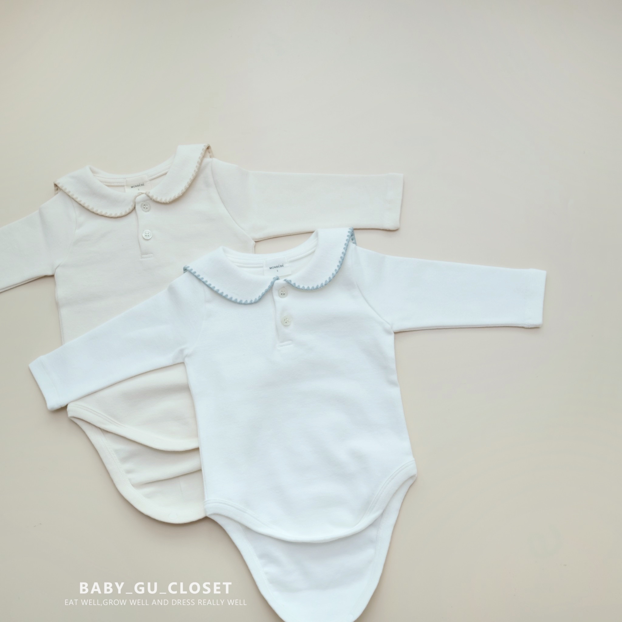 水手長袖包屁衫