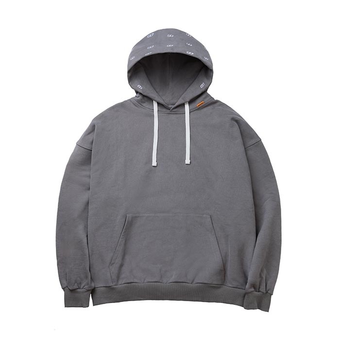 LOGO SWEAT HOODIE - CHARCOAL GREY