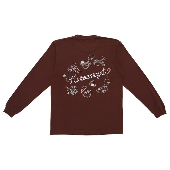 Pbandai 預訂2024/3月 KUROCORZET「いただきます！！」 リブ付きロングスリーブTシャツ