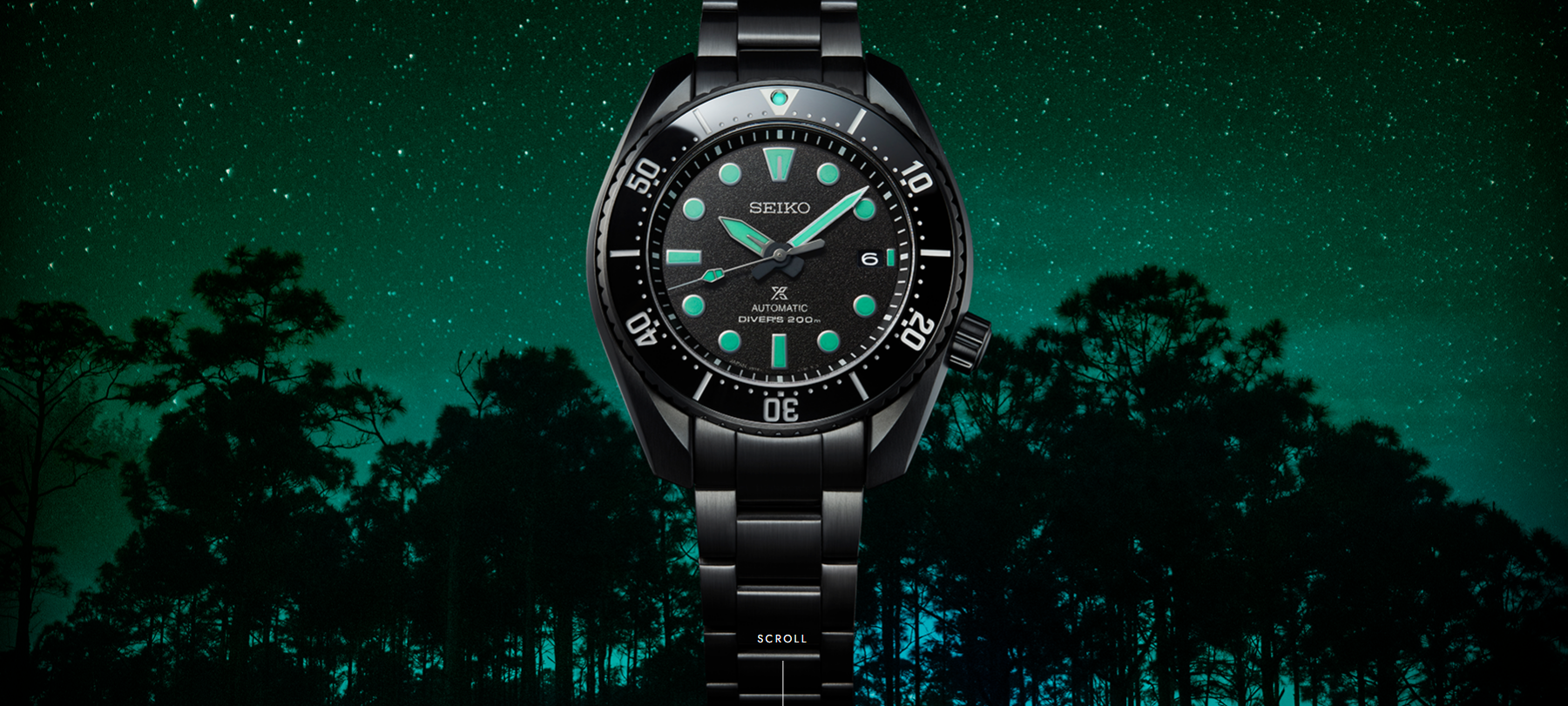 萬年鐘錶 - SEIKO PROSPEX  The Black Series 夜視鏡限量黑潮夜視200米機械潛水錶  SPB433J1 / 6R35-03A0SD  錶徑45MM