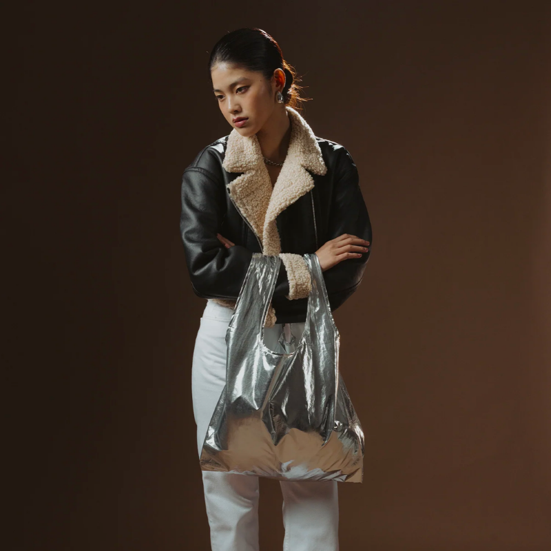 環保購物袋 - 亮銀