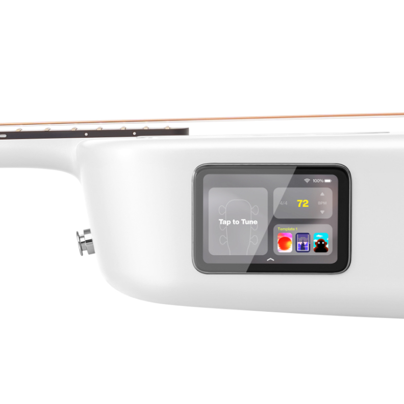 LAVA MUSIC 拿火 LAVA ME 4 拿火 36吋 智能碳纖維 吉他 寧靜白 第 2 張圖片｜三峽吉他 / Bass