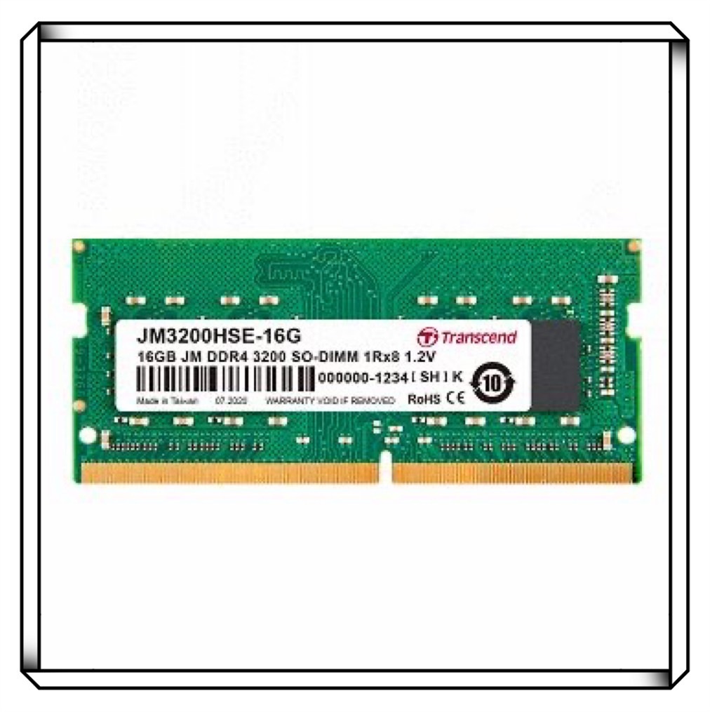 TRANSCEND 創見 DDR4 3200 16GB 32GB NB RAM 筆記型電腦記憶體 (JM3200HSE)