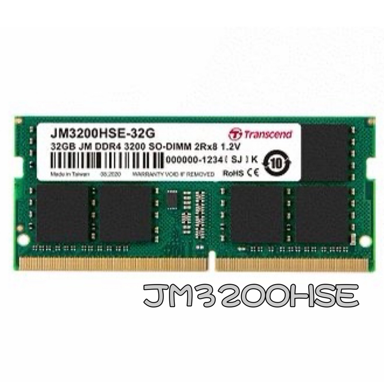 TRANSCEND 創見 DDR4 3200 16GB 32GB NB RAM 筆記型電腦記憶體 (JM3200HSE)