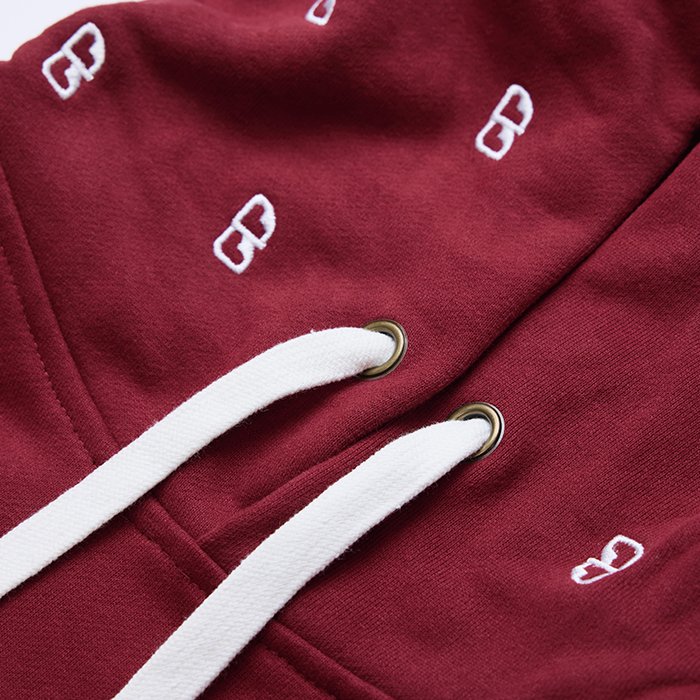 LOGO SWEAT HOODIE - BURGUNDY