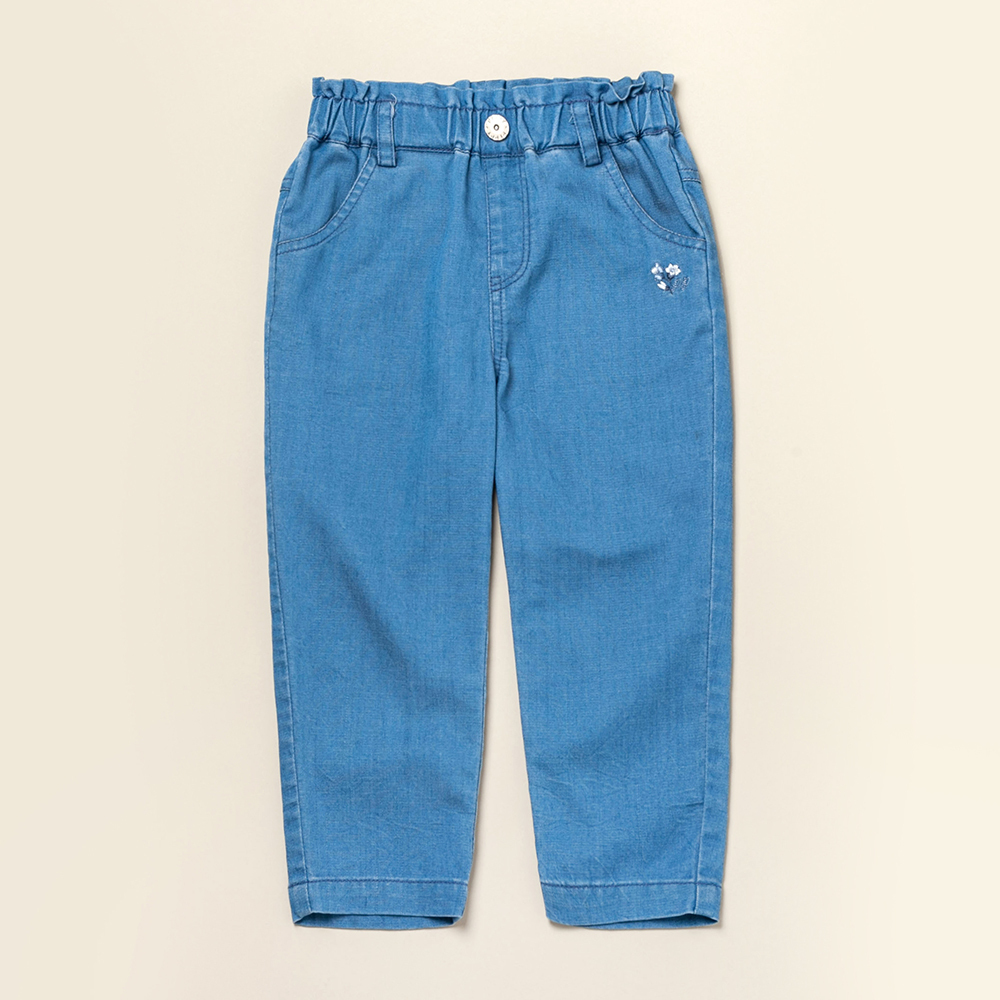 PIPPY舒適天絲牛仔長褲 藍