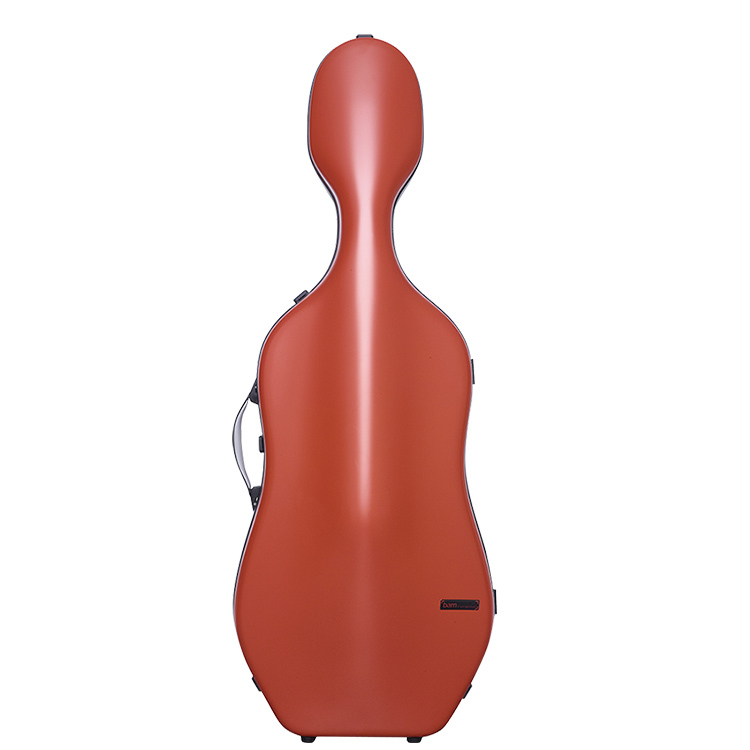 【預購品6月底到貨】HIGHTECH SLIM 科技感系列 大提琴盒 (橘紅)