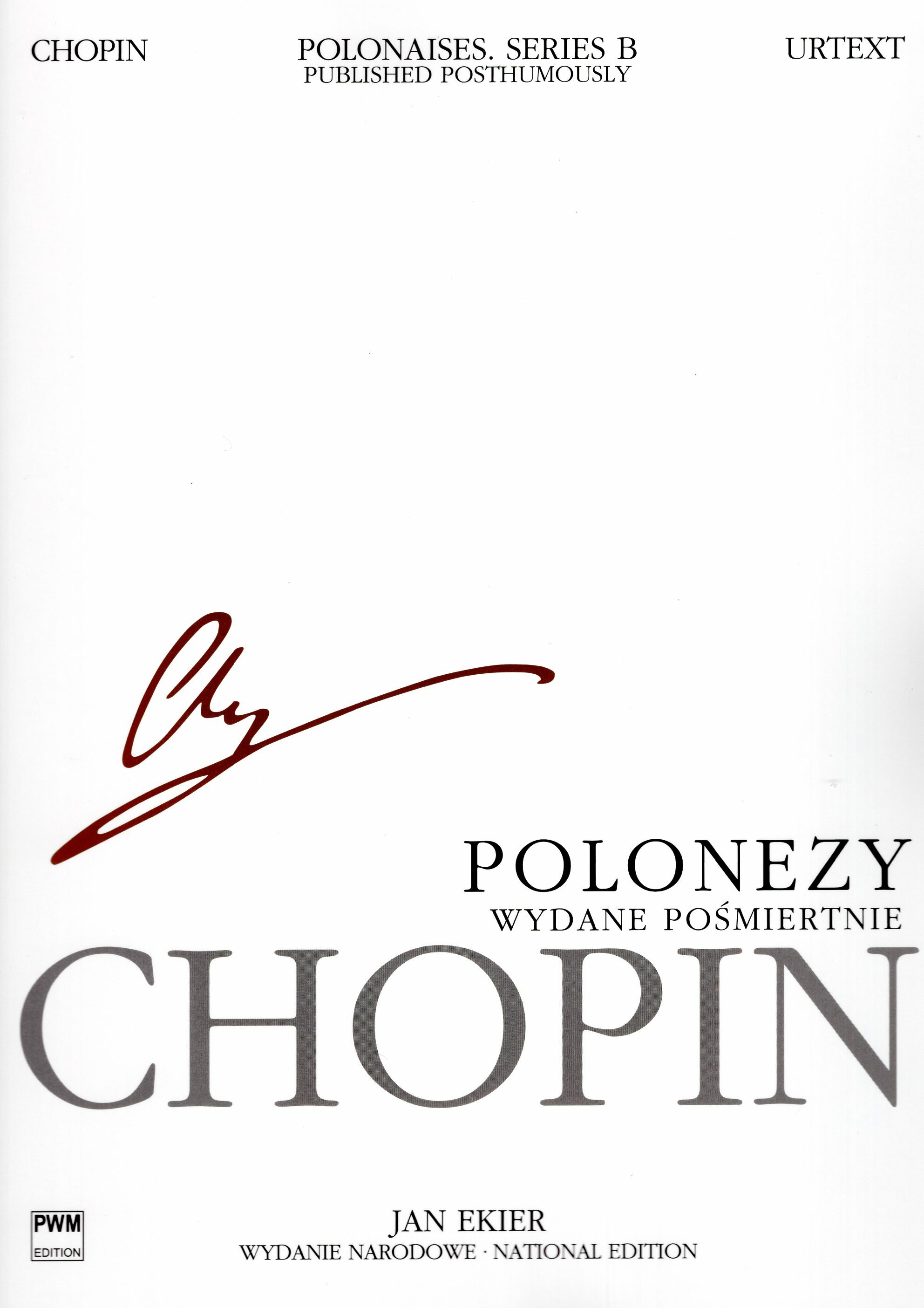 《Chopin: 波蘭舞曲遺作集》波蘭國家版