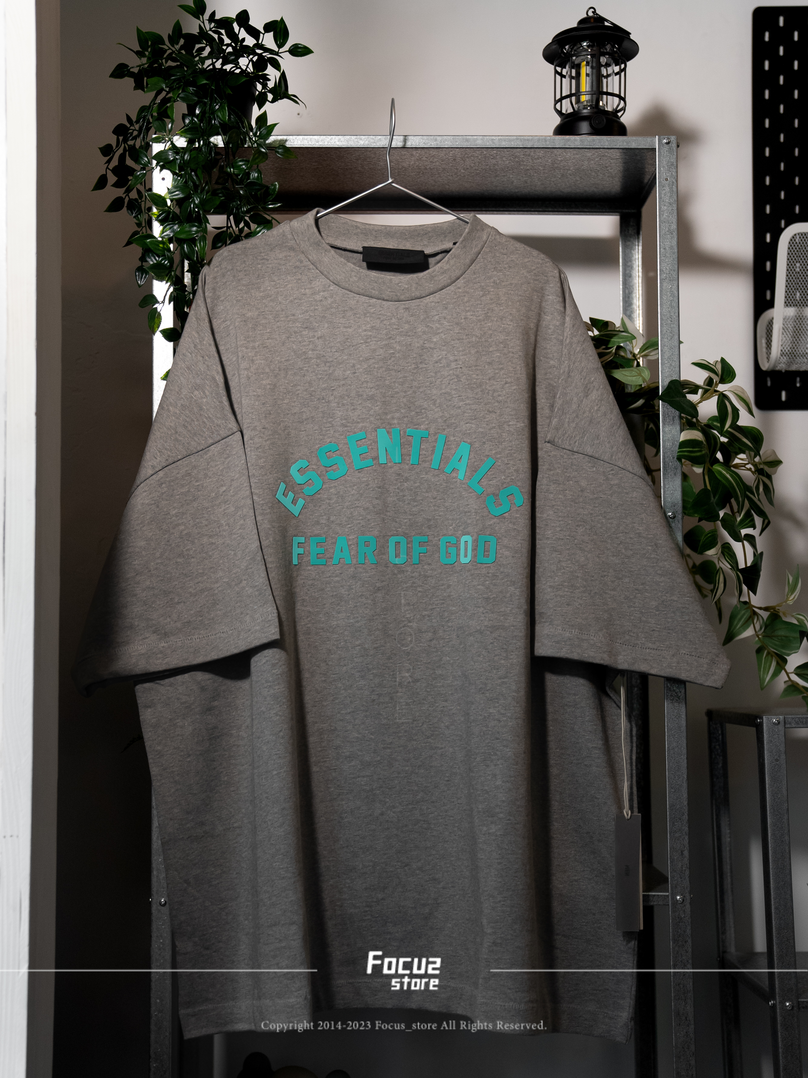 【Focus Store】現貨秒發 Essentials SS24 Crewneck T-Shirt "Dark Heather" 燕麥灰 125SP242003F