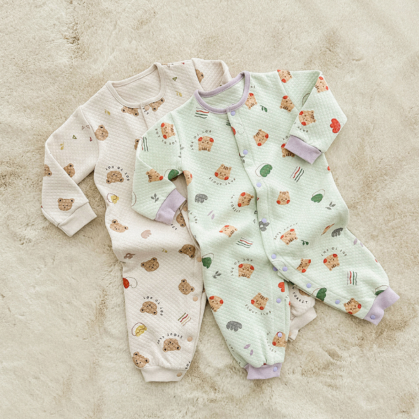 Dot to Dot 森林元素系列-絎縫棉連身服