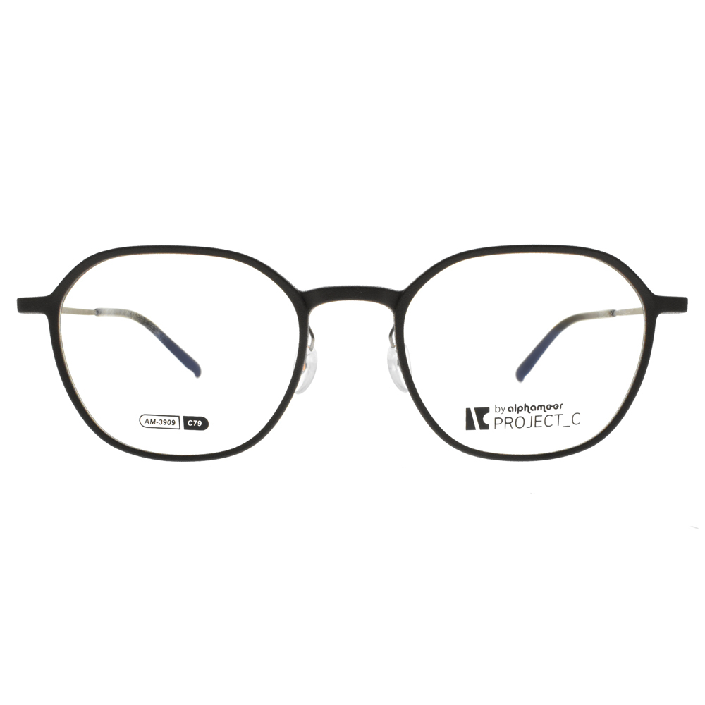 【Alphameer】AM3909 C79 4號腳 Project-C系列 切角方框光學眼鏡