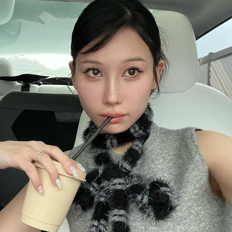 柔軟毛絨加長圍巾(in stock)