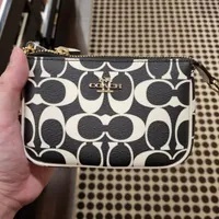 [S] COACH CP251 BLK WHT SIGNATURE NOLITA 15,IM/BLACK MULTI, 196395197118 (SCO654)