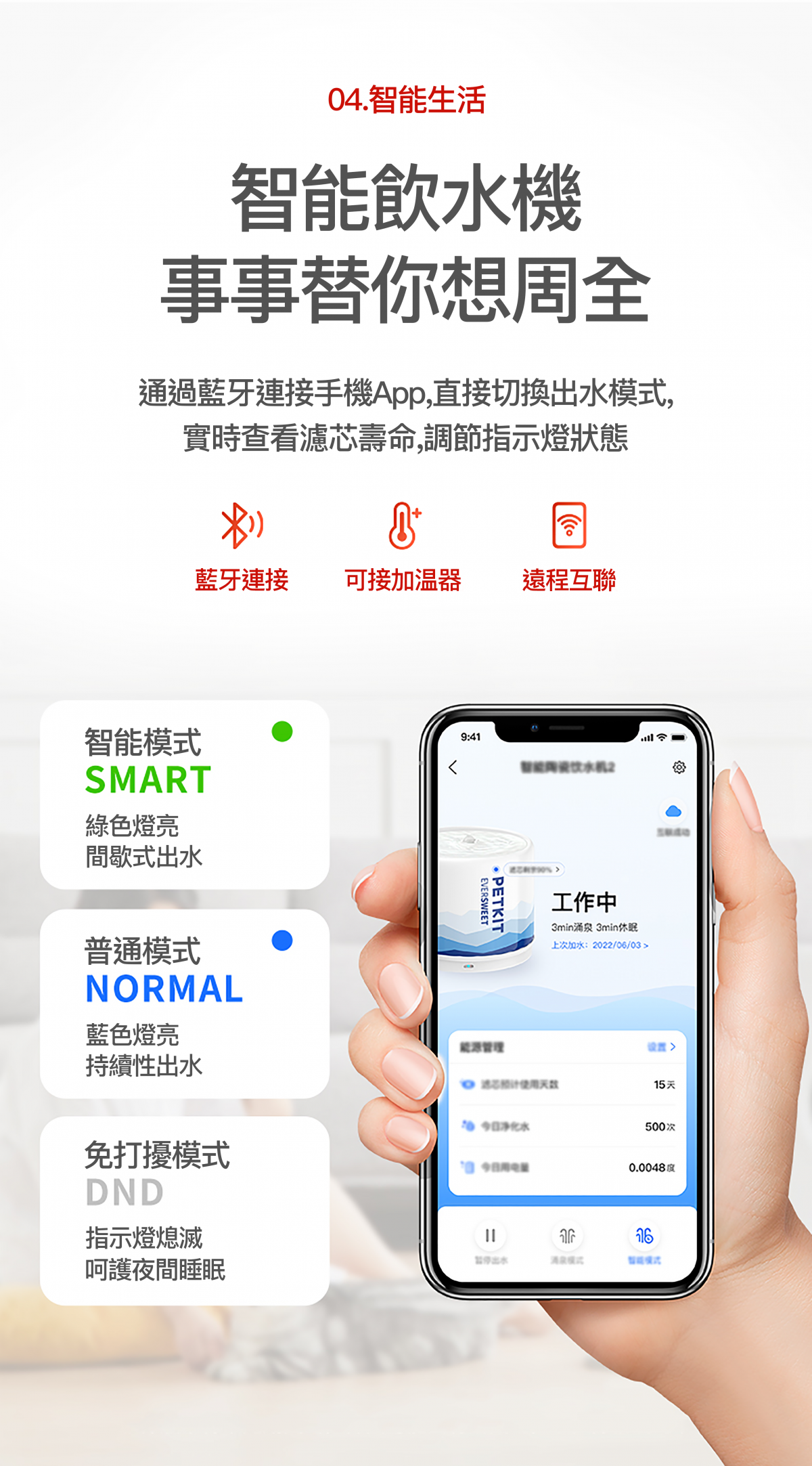 Petkit Eversweet 5 陶瓷無線水泵智能飲水機