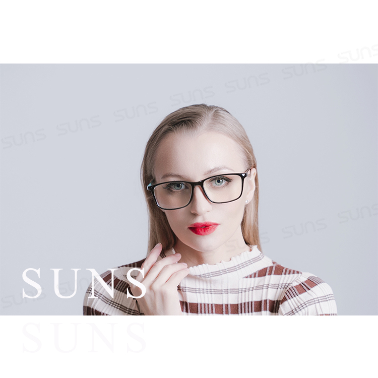 MIT抗紫外線濾藍光老花眼鏡(大鏡框)-雙色蒂芬藍