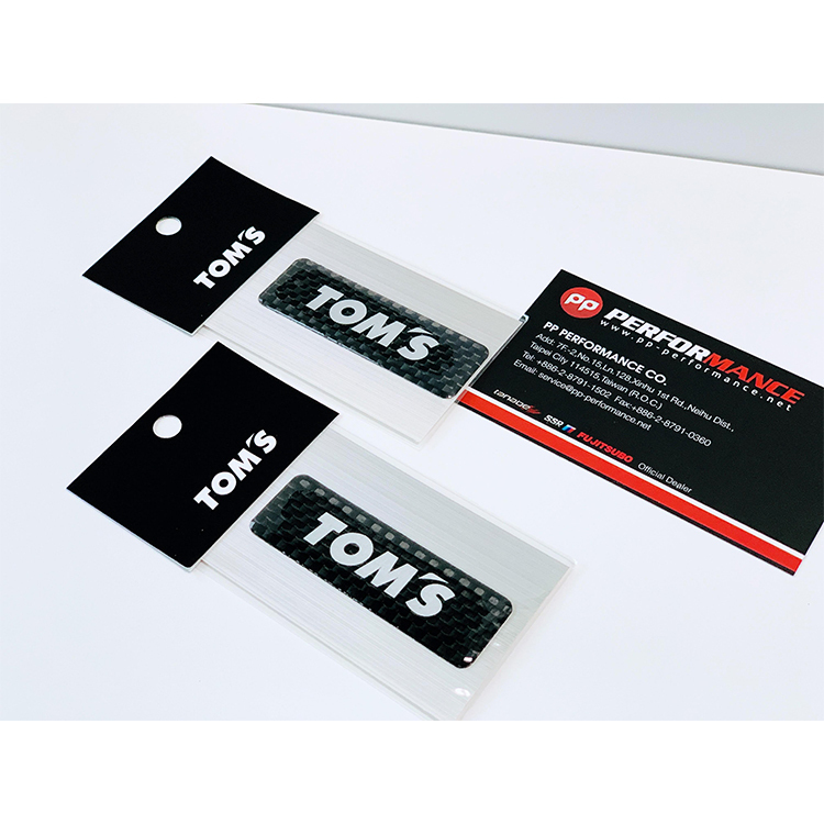 TOM'S Carbon Sticker 08233-TSP09