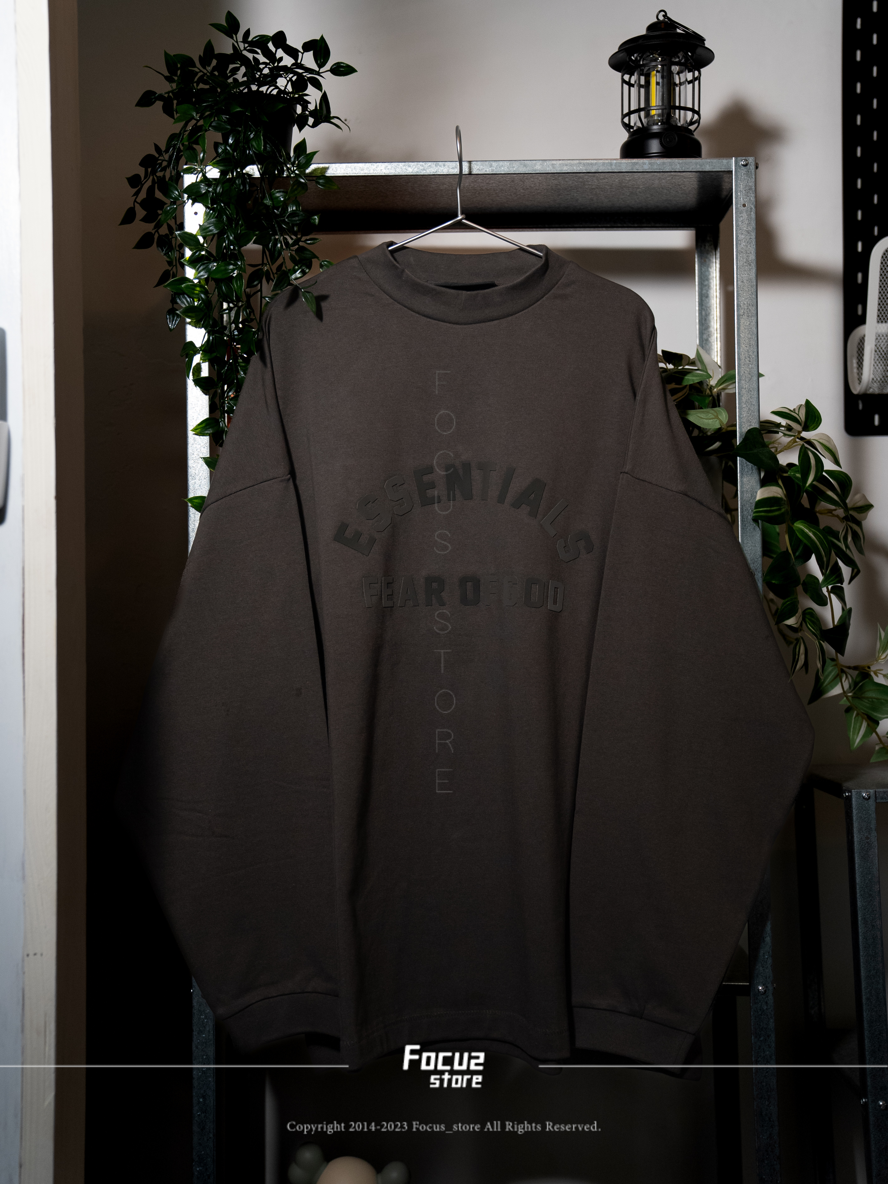 【Focus Store】預購 Essentials SS24 Longsleeve T-Shirt "INK" 石墨灰 125SP242010F