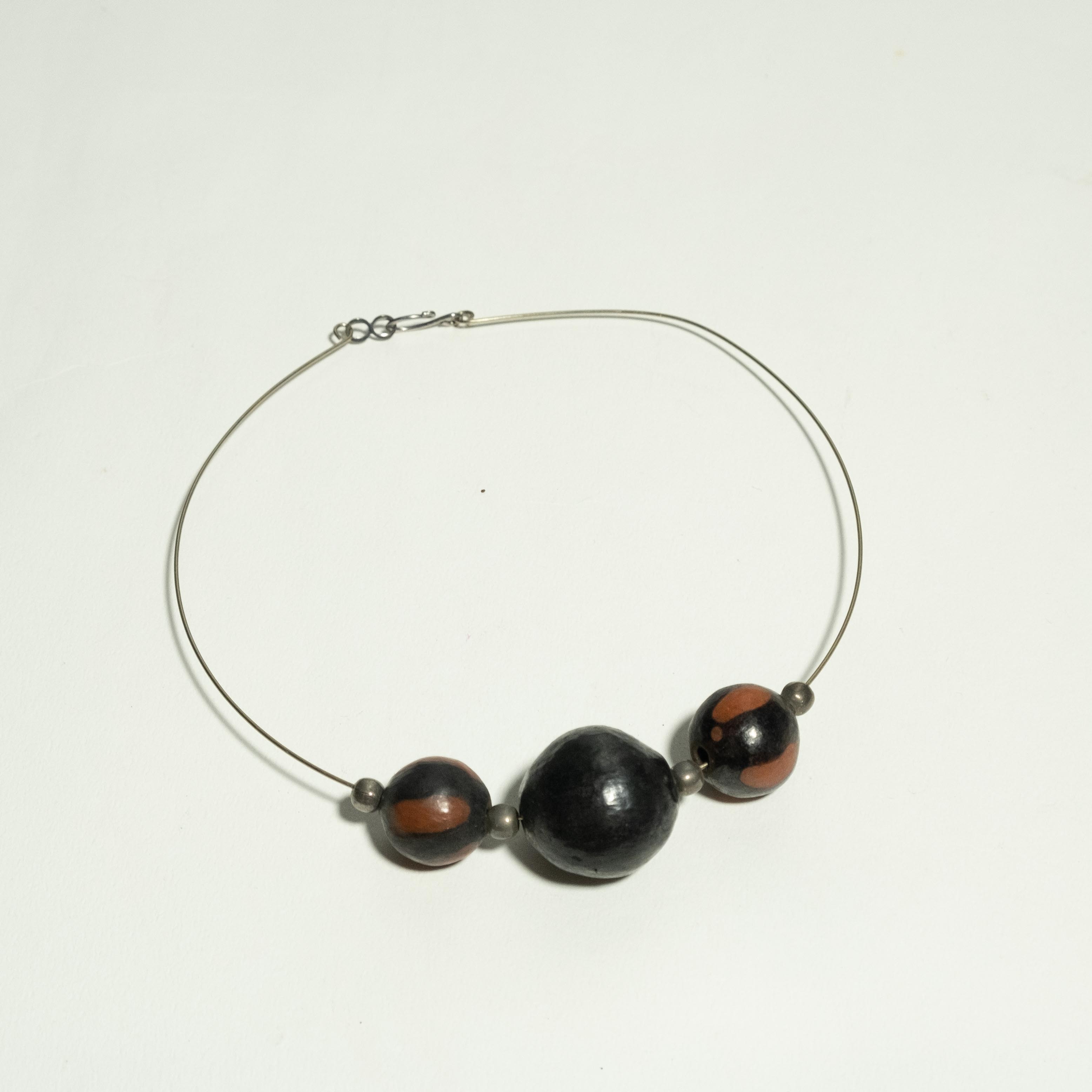 陶項鍊｜曜石黑｜宏都拉斯