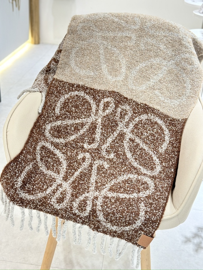 LOEWE Anagram Scarf In Alpaca And Wool