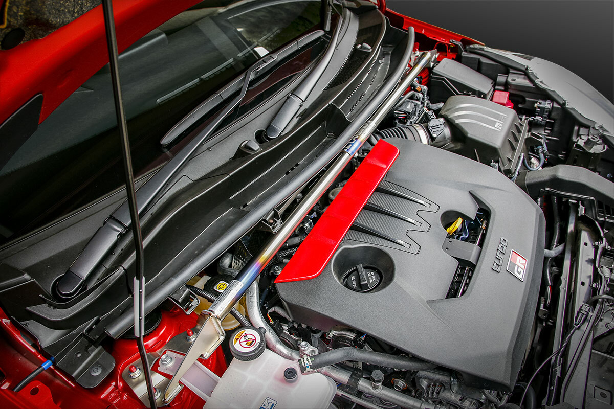 OKUYAMA CARBING 鈦合金引擎室拉桿 TOYOTA GR YARIS 2021-2024