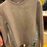 [S] MOSCHINO SIDE LOGO SWEATSHIRT,GREY, 212ZUA173790310489 (SM759)