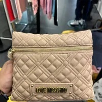 [S] LOVE MOSCHINO JC4318PP0FLA0209 BORSA QUILTED BAG PU,TAUPE, 8058055428159 (SLM280)