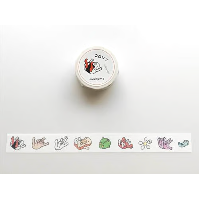 Makomo Masking Tape－Colorful | **1m Length**