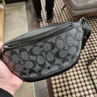 [S] COACH CJ707 WARREN MINI BB SIGNATURE,QB/CHARCOAL, 195031960307 (SCO673)