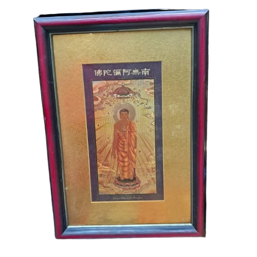 阿彌陀佛{錫箔畫}掛圖(展示品)【十方】153274