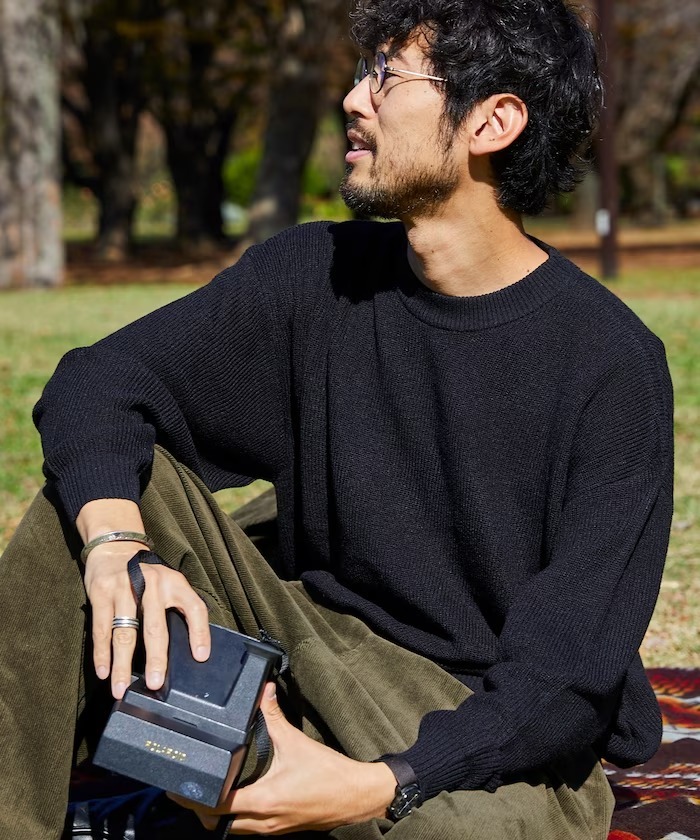 日本 FREAK'S STORE X LAWSON Relax Fit WASHABLE INSTANT KNIT 針織長袖