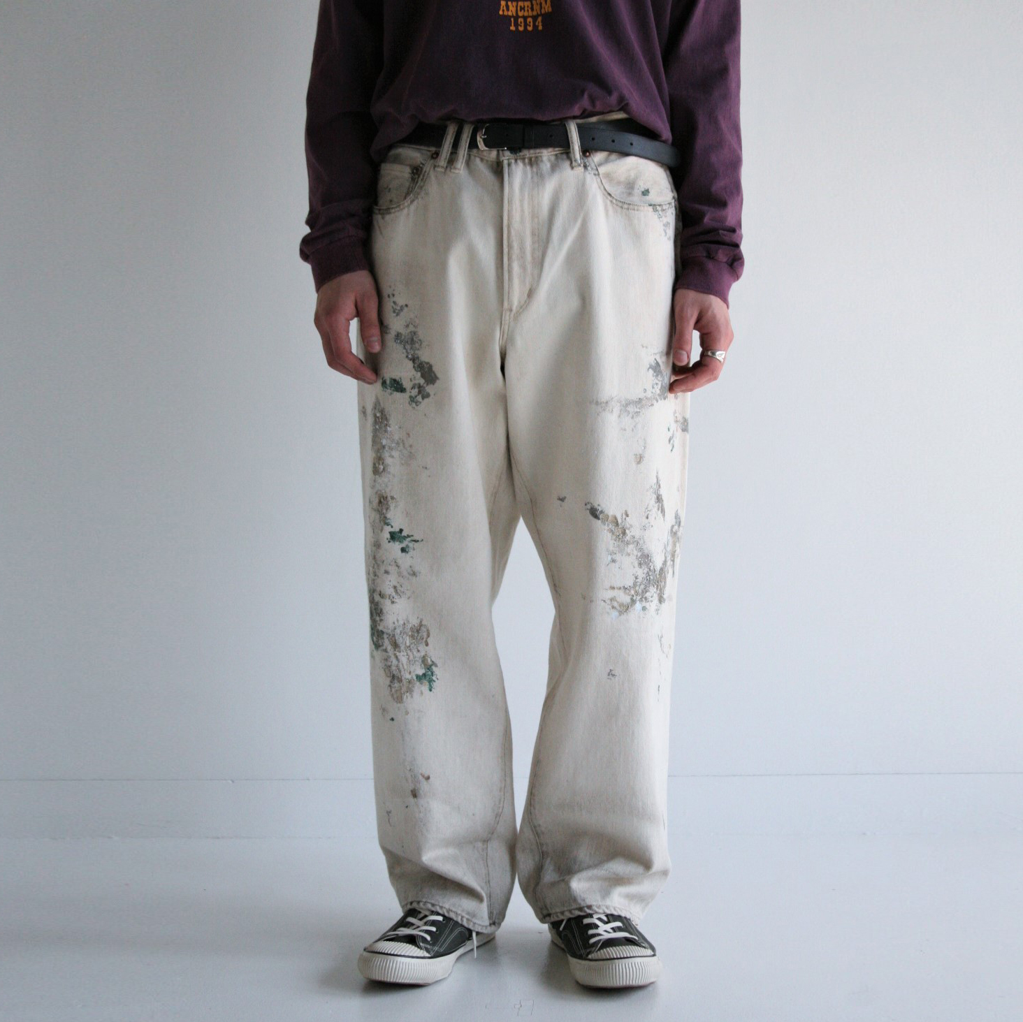 ANACHRONORM - Dirt Paint 80'S Wide 5P Pants