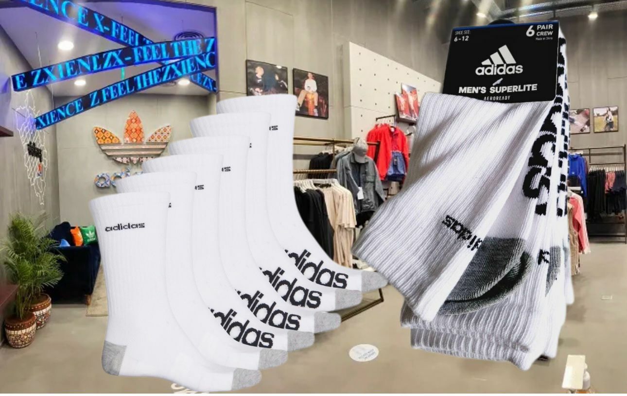 【預購】Adidas K013095 男裝運動長襪 (6對)