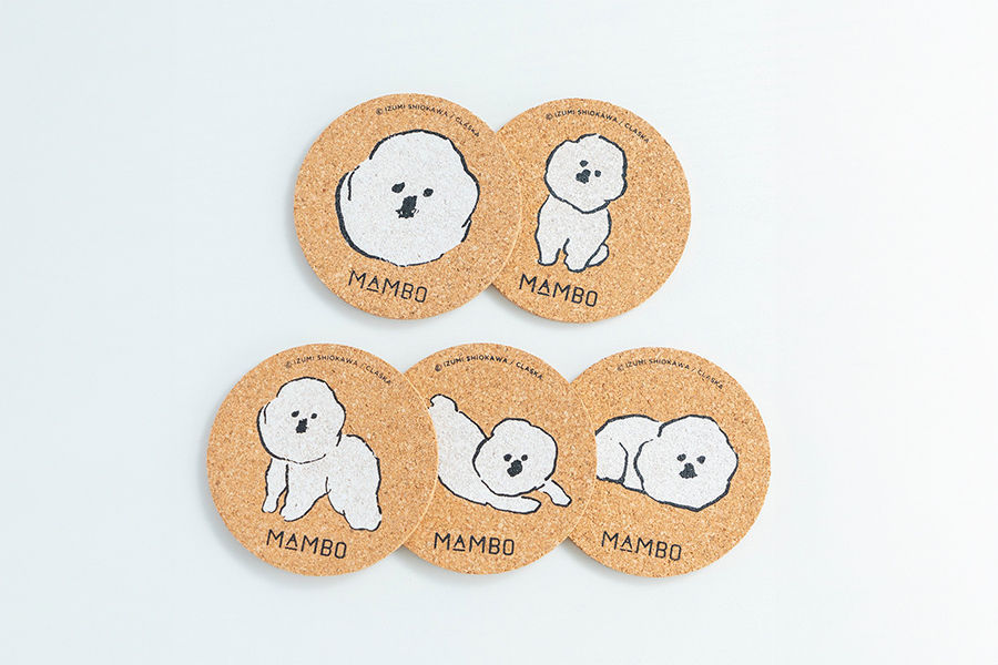 CLASKA - MAMBO 軟木杯墊 5入組